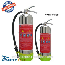 CE mark 6L Foam Water Stainless Steel Fire Extinguisher